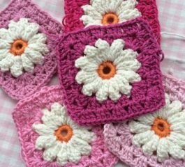 Daisy Square Free Pattern