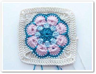 African Flower Square Crochet Tutorial