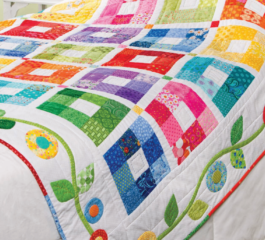 Color Therapy Throw Quilt Pattern