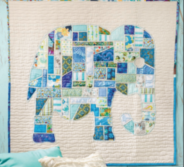 Ticker-Tape Elephant Wall Hanging