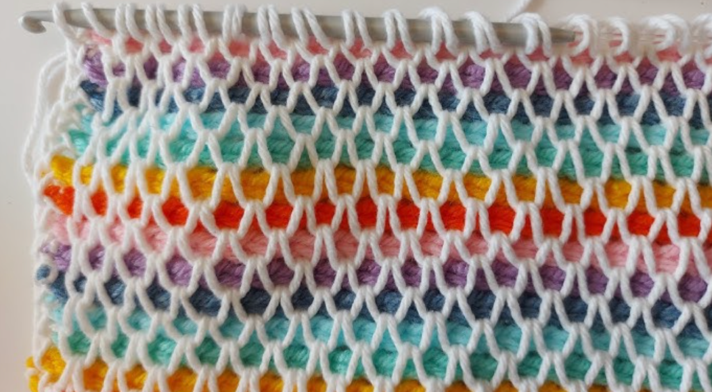 Tunisian Smock Stitch Pattern