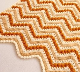 Hugs & Kisses Baby Blanket Free Pattern