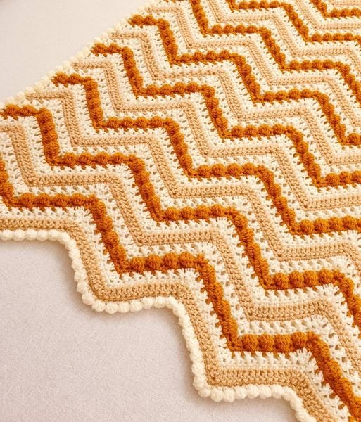 Hugs & Kisses Baby Blanket Free Pattern