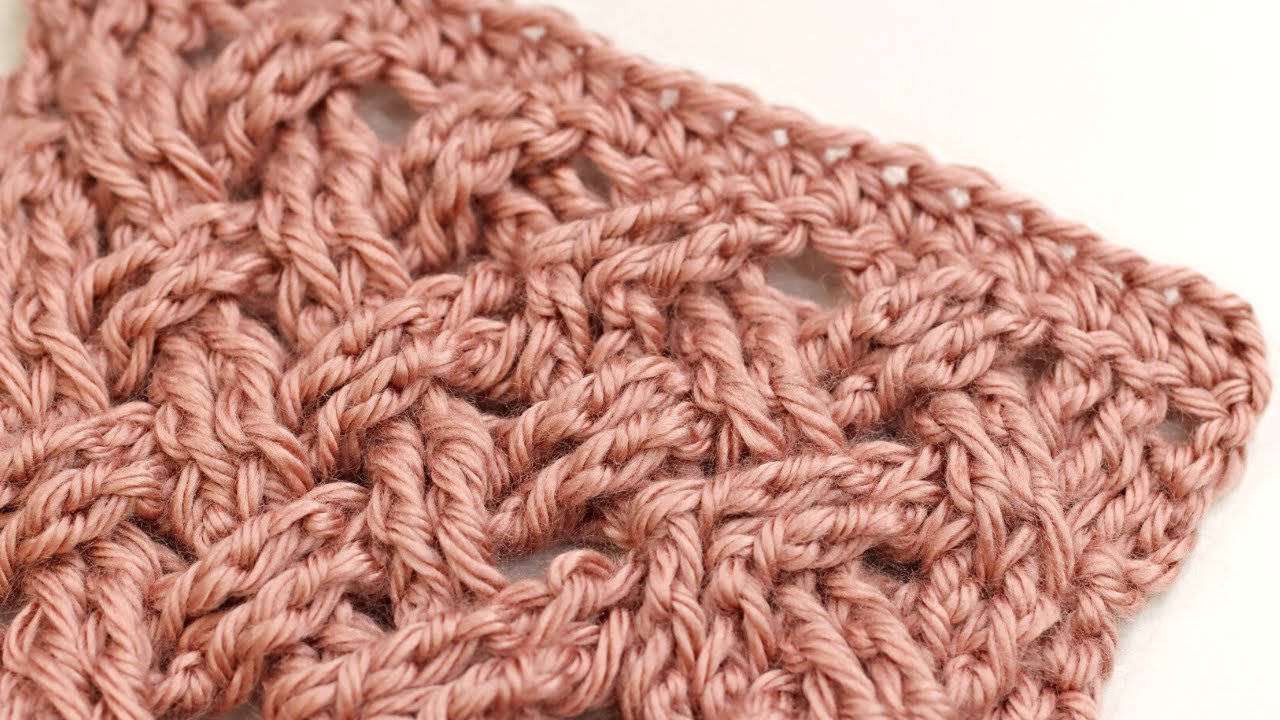 Celtic Weave Crochet Stitch Free Pattern