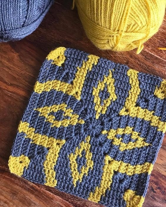  Tapestry Square Crochet Free Pattern