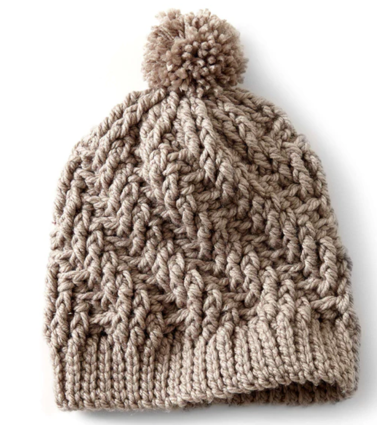 Crochet Stepping Texture Hat Pattern