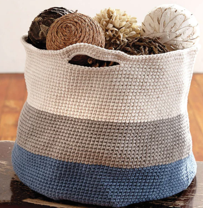 Crochet Handy Basket Free Pattern
