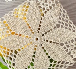 Stylish Crochet Tile Patterned Square Motif