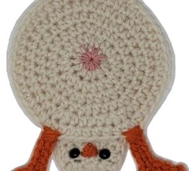Crochet Chicken Coasters Free Pattern
