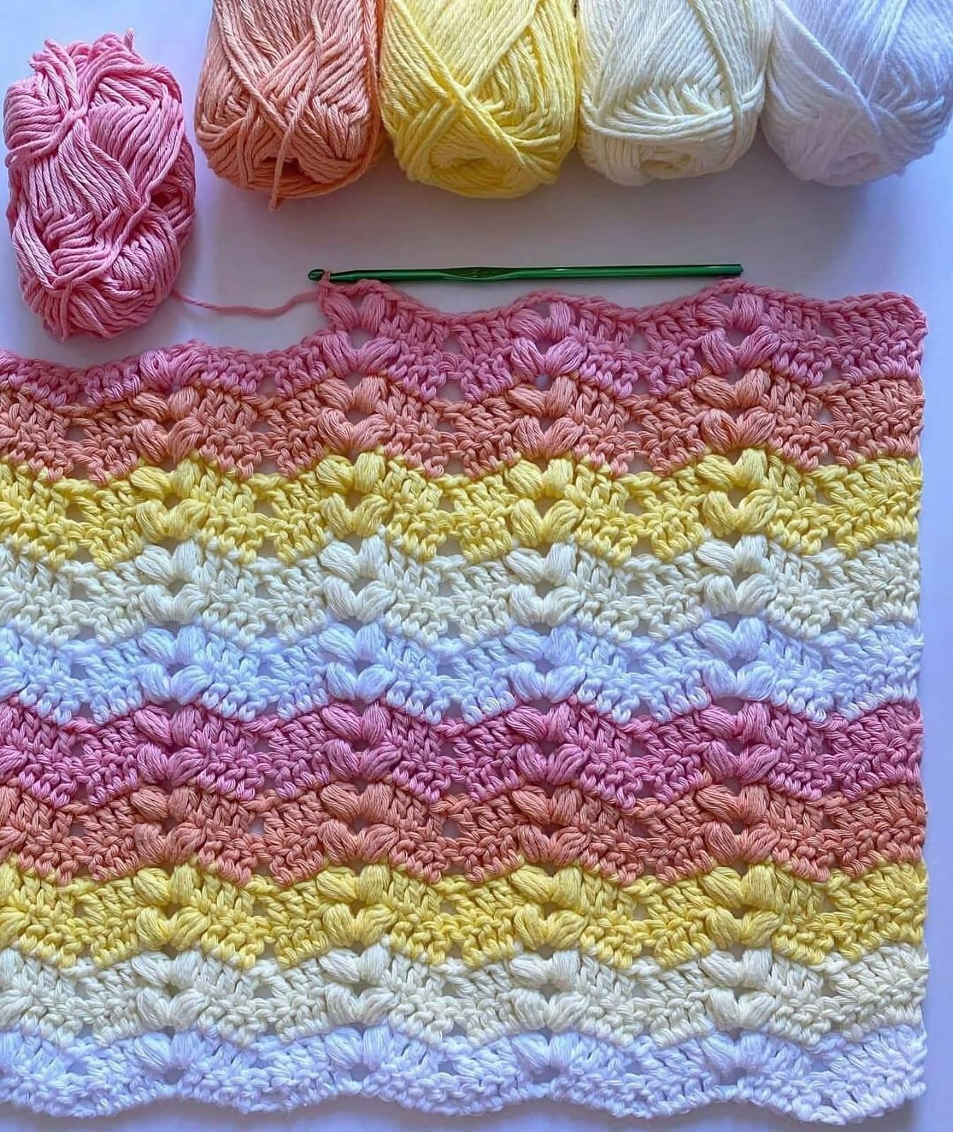 The Puff Ripple Stitch