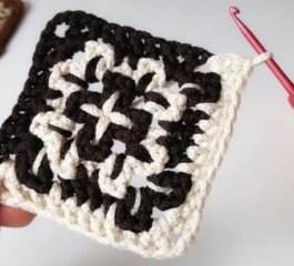 Colorful Crochet Square Free Pattern