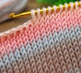 Crochet Knit-Look Pattern Tutorial