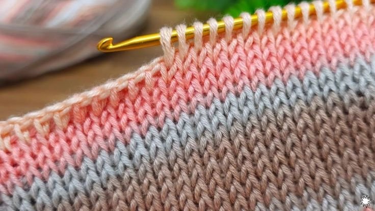 Crochet Knit-Look Pattern Tutorial