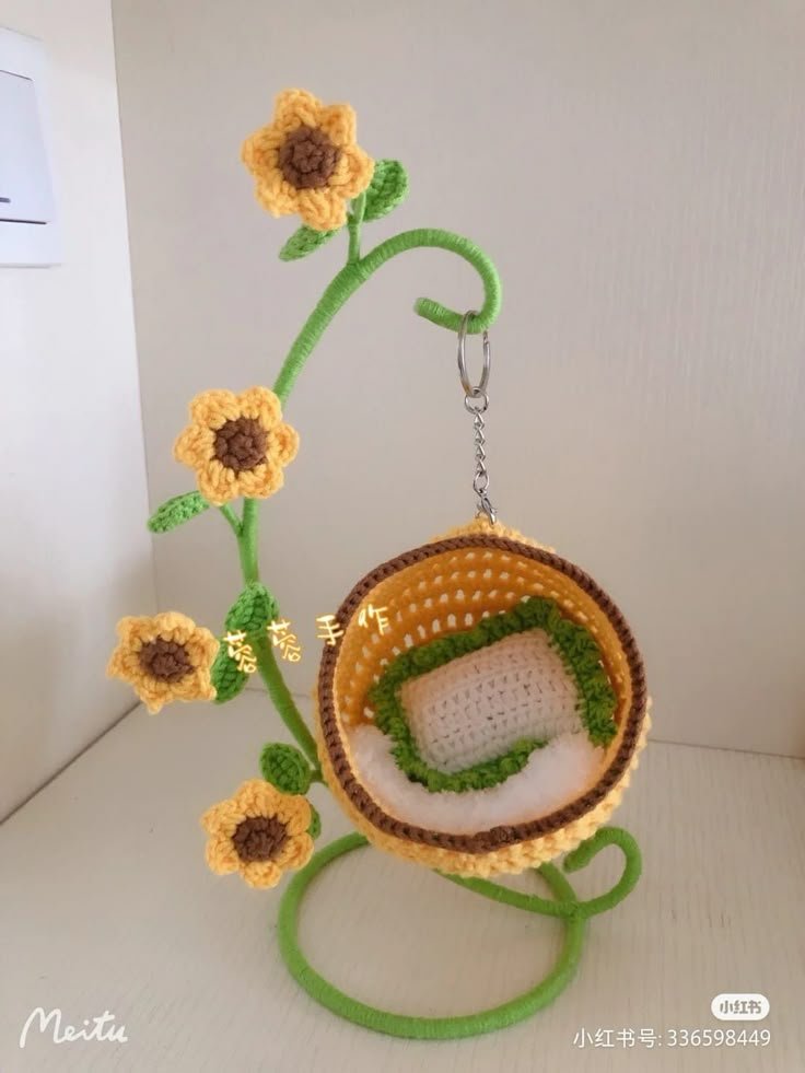 Crochet Flower Swing