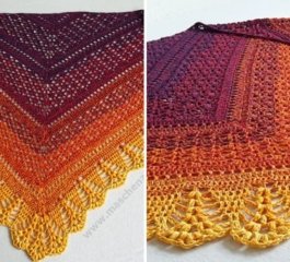 The Solar Shawl Crochet Pattern