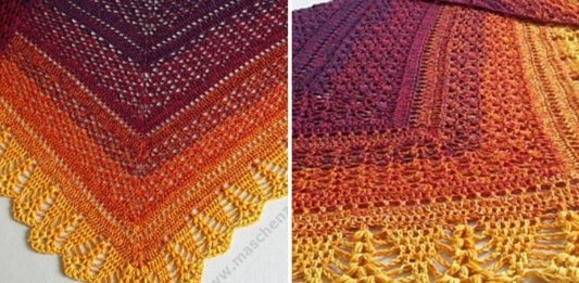 The Solar Shawl Crochet Pattern