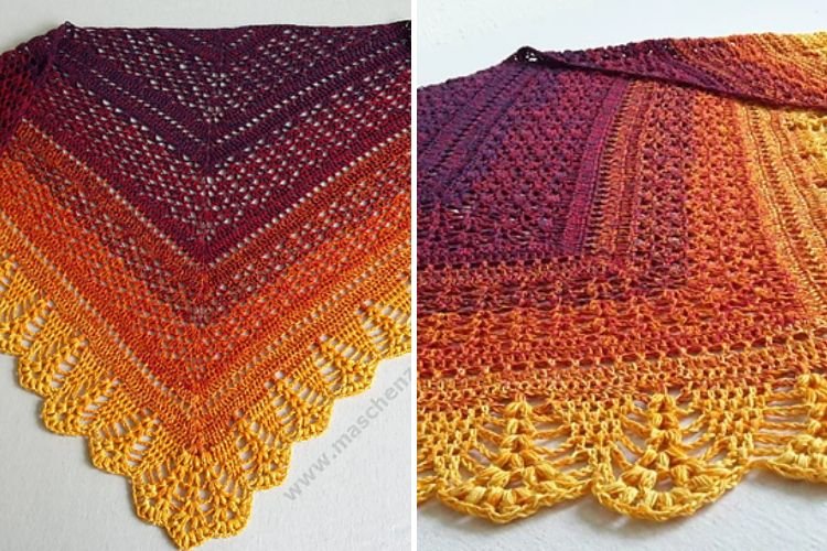 The Solar Shawl Crochet Pattern