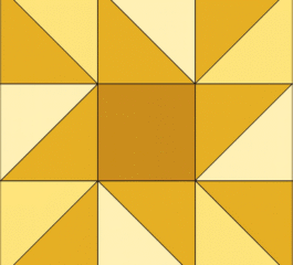 Block Eccentric Star Pattern