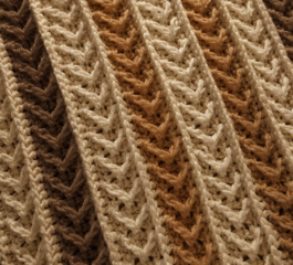 Crochet Arrow Stitch Blanket Pattern