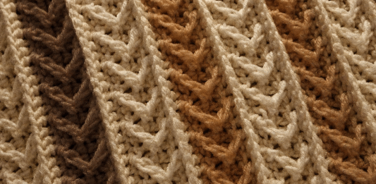 Crochet Arrow Stitch Blanket Pattern