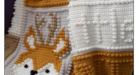 Crocheted Blanket LITTLE ONE