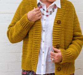 Classic Old School Cardigan Crochet Pattern