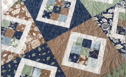 9-Patch Pivot Quilt Free Pattern