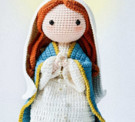 Virgin Mary Amigurumi Crochet Pattern